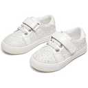 Toddler Girls Sneakers Little Girls Running Sports Shoes(Toddler/Little Kids) (6 Toddler, Cs06-white)