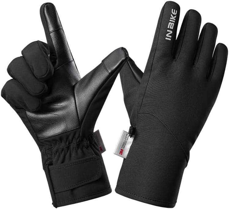 INBIKE Winter Gloves Men Women with Upgrade Windproof Fabric for Running Cycling Jogging (X-Large)