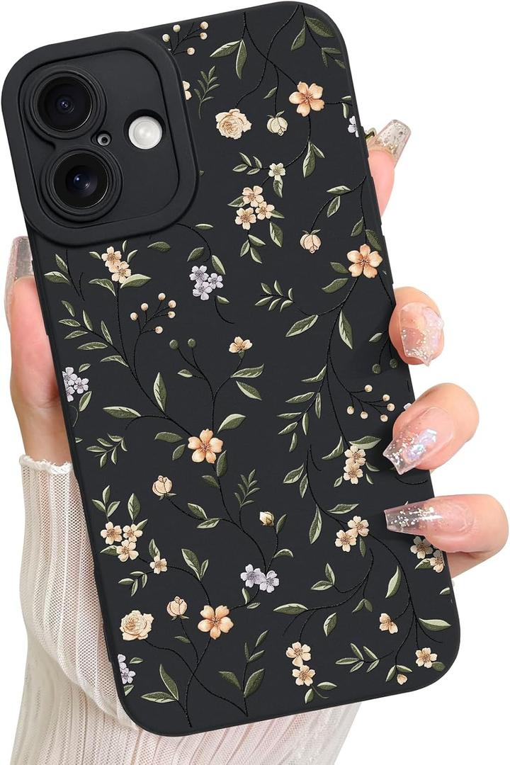LSL Case for iPhone 16 Plus Colorful Floral Pattern Print Design