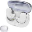 Sleep Earbuds for Side Sleepers,Sleep Headphones with Digital Display,Mini Earplugs Side Sleep Comfortable Bluetooth Earphones (White)