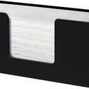 1Pack Paper Towel Dispenser Countertop, Acrylic Paper Towel Holder, Black Napkin Holder for Kitchen, Countertop Multifold C-Fold, Z-Fold, Trifold Paper Hand Towel Dispenser for Bathroom Toilet