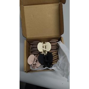 6 Pcs Hair Clips for Women Claw Clips for Thin Thick Curly Hair, Strong Hold & Non-Slip Clips, Stylish Matte Plastic Hair Accessories Ideal Gifts for Women 