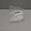 DOITOOL Tag Fasteners Clear Plastic Snap Lock Pins for Retail Clothing Price Tags and Merchandise Security Loops 3.26 Inch 150 Pieces