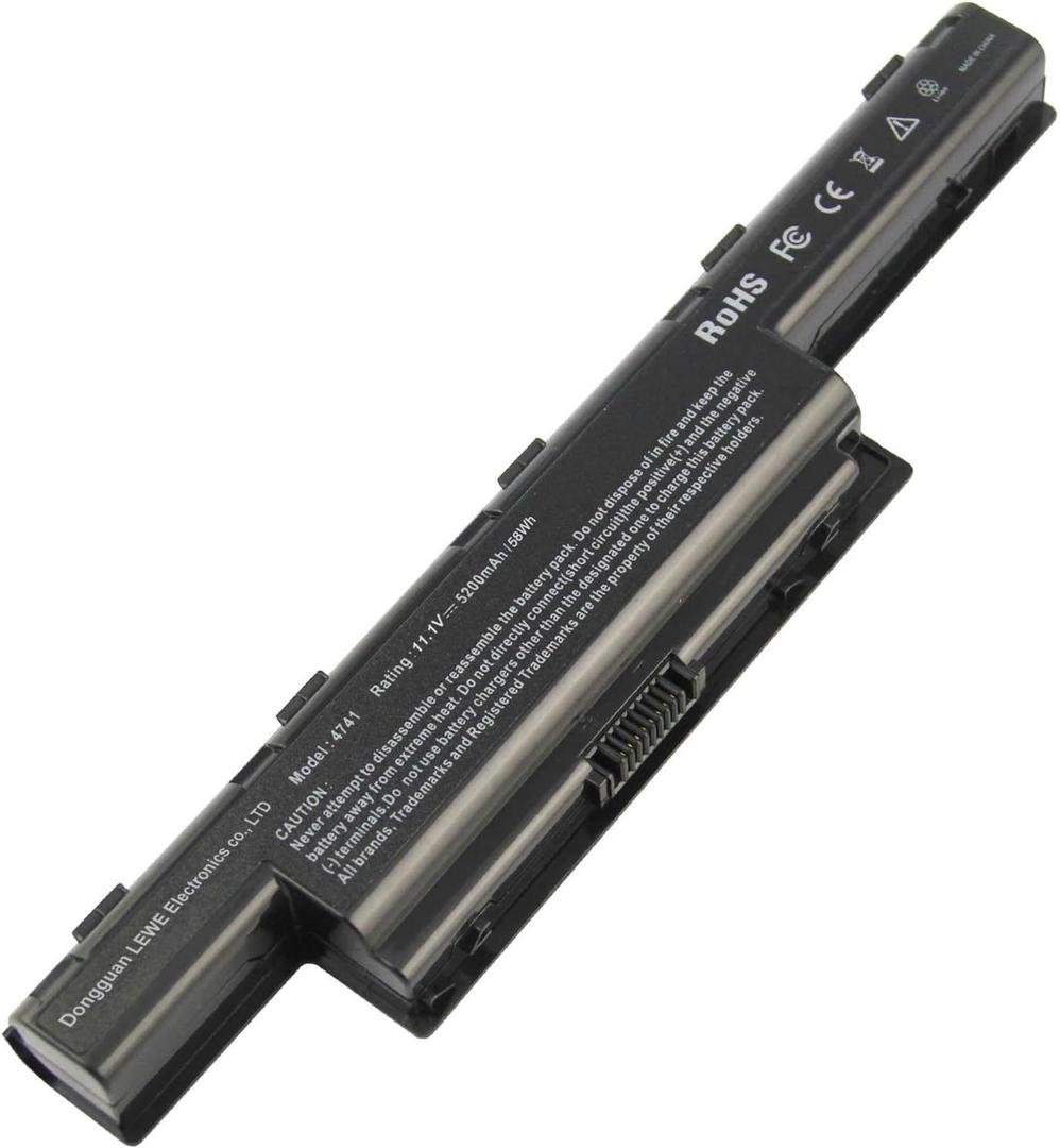 Laptop Battery Replacement for Acer Aspire 4250 4253 4339 4349 4738 4739 4743 4741 4750 4755G 4752 4771 5551 5552G 5560 5733 5741 5742G, Acer TravelMate 4740 5335 5542 5735 5735Z 5740 5251 5253 5336