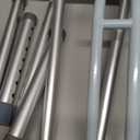 Toilet Safety Rails, Adjustable Toilet Frame for Elderly, Seniors, Handicap & Disabled, Foldable Handicap Toilet Handles Fit Any Toilets (Gray)