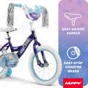 Huffy Disney Girls' Bikes, 12/16 Inch Sizes, Ages 3+ Years Old, Disney Princess, Minnie Mouse, Frozen Bicycles, Characters, Removable Training Wheels, Streamers, Easy Assembly, Durable, Safe