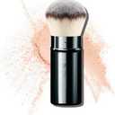 DUcare Retractable Airbrush Kabuki Brush for All Face Makeup & Foundation for Liquid, Cream and Powder Face Makeup With Aluminum Handle