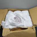 LOVMOC Bean Bag Chairs for Adults, Comfy Floor Sofa with Memory Foam, Giant Bean Bag Couch for Living Room Bedroom Dorm Office, Smoke Grey (Solid Foam (no ottoman))