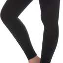 Thigh High Compression Socks Women & Men, 20-30mmHg Thigh High Compression Stockings, Medical Compression Socks with Silicone Dot Band-Best for Varicose Veins, Swelling (Footless,Black), M