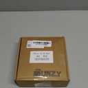 Dunzy 18 Pcs Iron Baluster Shoes Bulk Stair Flat Shoe with Screw Flat Square Baluster Shoe 1/2 Inch Stair for Staircase Scroll Basket Twist Knuckle Staircase Metal, Satin Black