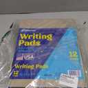 8.5"x11" Legal Pads,Wide Ruled,Canary Paper,12 Pack,50 Sheets Per Writing Pad,Micro perforated Writing Pad,BL-MCY50W-12PAD