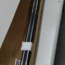 1 Inch Blackout Curtain Rods for Windows Patio, Adjustable Room Divider Curtain Rod Wall Mount & Ceiling Mount for Indoor & Outdoor, Black, 72" to 144"