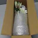 Der Rose Fake Flowers in Vase Silk Artificial Navy Blue Flowers Arrangements with Glass Vase for Dinning Coffee Table Centerpieces Home Kitchen Farmhouse Wedding Decor