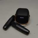 Mini Karaoke Machine, Portable Bluetooth Karaoke Speaker with 2 Wireless Microphones and Party Lights for Kids and Adults, Birthday Gifts for Girls Boys Family Home Party (Black)