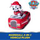 Paw Patrol Marshall 2-in-1 Vehicle Plush, 6-Inch Stuffed Animal with 8-Inch Plush Toy Firetruck, Kids Toys for Boys and Girls Ages 3 and Up