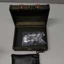 AncientDeer DND Dice Set 7 Pieces D&D Pure Copper Hollow Polyhedral DND Dice W/Gift Box & Dice Bag for DND RPG Explorers Savage World and Table DND Dungeons and Dragons Role Playing