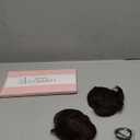 SARLA 2PCS Messy Hair Bun Hair Pieces Wavy Curly Synthetic Updo Fake Scrunchies Ponytail Extension for Women Dark Chocolate