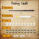 Floating Candles with Wand, 20 Pcs Magic Hanging Candles Halloween Battery Operated Candles LED Flameless Candle with Remote Halloween Floating Candles Hanging for Home Party (White)