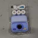 Kids Instant Digital Cameras for Boys and Girls, 1080P HD Dual-Lens Selfie Digital Camera with Print Paper & 32G Card, Christmas Birthday Gifts Toys for Toddler and Teenagers Age 3-16 Years Old (Blue)