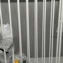 Babelio 31.5-55" No Bottom Bar Baby Gate Extra Wide, 2-in-1 Auto Close Dog Gate for The House, Stairs and Doorways, with Large Walk Thru Door, White