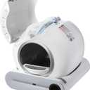 Smart Self-Cleaning Cat Litter Box Odor Removal Large Automatic Litter Box for Homes, Living Rooms, Balcony