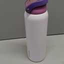 ENCOOL Leakproof Insulated Water Bottle with Straw Dual-Sip Water Bottle Bag-Safe Design for Work, Commute & Gym  Keeps Drinks Cold All Day, 40 oz, Purple Cabbage