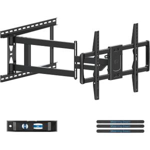 Mounting Dream Long Arm TV Wall Mount for 37-75 Inch TV, Corner TV Wall Mount with 32 Long Extension, Full Motion TV Mount Swivel & Tilt, Fits Max VESA 600x400mm,100 lbs, 16,18,24 Studs MD2285-LA