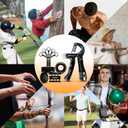 2 x ALMAH Hand Grip Strengthener kit(5 Pack),Grip Strength Trainer,Forearm Workout Trainer Adjustable Grip Exercises,Finger Grip Strengthener,Finger Stretcher,Grip Ring & Stress Relief Ball with Carry Bag (Black)