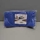 SINLAND Absorbent Microfiber Dish Cloth Dish Rags Best Kitchen Cloths Cleaning Cloths with Poly Scour Side 12Inchx12Inch 10 Pack Dark Blue