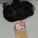 NAYOO Long Black Wig for Women - 26 Inch Long Black Hair Wigs, Natural Looking Black Long Wig, Heat Resistant Black Wavy Wigs for Halloween Cosplay Costume