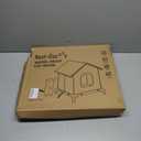 Rest-Eazzzy Cat House for Indoor and Outdoor Cats in Winter, Waterproof, Fully Insulated Shelter for Stray and Feral Cats, Great for Cat Houses for Outdoor and Cat Beds for Indoor Cats(Grey, Medium)