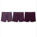 Pair of Thieves Super Soft Boxer Briefs for Men Pack, 3 Pack Underwear, AMZ Exclusive (Large, Purple)