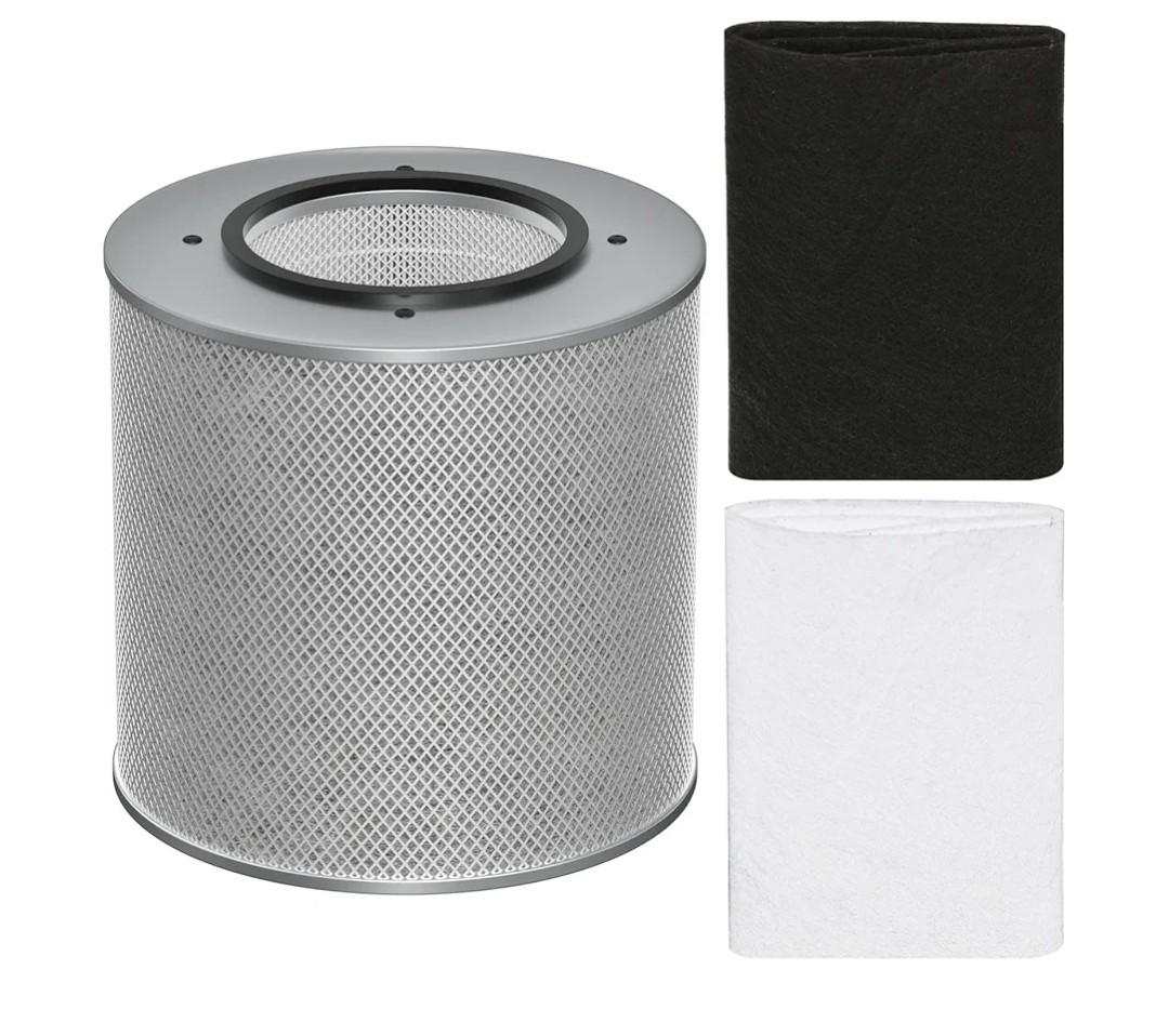 HM400 True HEPA Air Filter Replacement Compatible with Austin Healthmate FR400, HM400, HM402, HM405, HM410, HM450 Air Cleaner Purifier, 1 HEPA Filter + 2 Pre-Filters