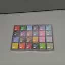 CraftyManor Crisp Impression Mini 24 Color Pigment Ink Pads Set for Stamps, Fingerprint Ink Pad, Stamp Pad for Scrapbook Paper & Stamps for Classroom & Clothing Stamp & Letter Stamps, Archival