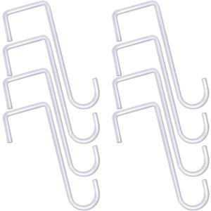 Vinyl Fence Hooks Patio Hooks White - 8 Pack 3 x 8 inch, Hangers for Indoor & Outdoor Hanging Lights, Plants & Planters, Bird Feeder, Decorations, Sprinkler, Hose Vinyl Fence Hooks Patio Hooks White - 8 Pack 3 x 8 inch, Hangers for Indoor & Outdoor Hanging Lights, Plants & Planters, Bird Feeder, Decorations, Sprinkler, Hose