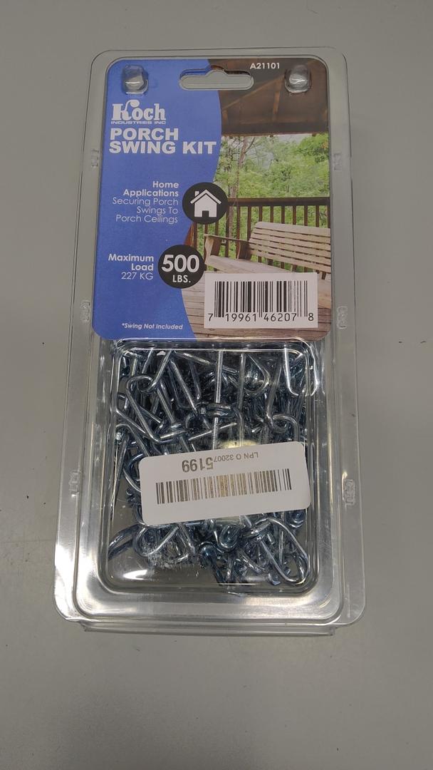 Koch A21101, 500lbs,  Double Loop Chain, Zinc Plated