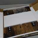 Appliance Slider, Sliding Tray for Coffee Maker, Coffee Pot Slider for Countertop, 360° Rolling Tray Appliance Slider for Kitchen Appliances- Rustic Brown (13” X 14”)