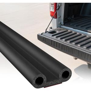 Tonneau Cover Seal Strip - 24.9Ft Truck Tailgate Seal Kit, Adhesive Rubber Weather Stripping for Pickups Tailgate, Camper Shell, Tonneau Cover, Truck Topper  Cap
