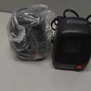 shinic Small Space Heater, 500W Portable Electric PTC Ceramic Heater with Fast Heating, Overheat Protection, Safe and Quiet Personal Heater for Indoor Use, Desk Home Office Bedroom,Black,2 Pack