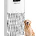 Air Purifiers for Home Large Room Up to 3720 Sq Ft, AP-480 True H13 HEPA & Carbon Filter, 289 CFM CADR, Double-Sided Air Intake, Air Quality Monitor, for Home Smoke, Dust, Pollen, Pet Dander, Odors