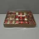 Valery Madelyn Christmas Tree Decorations, 100ct Red and Gold Shatterproof Large Christmas Tree Ornaments Set Bulk, Luxury Gnome Hanging Ball Ornaments for Xmas Holiday Party Decor