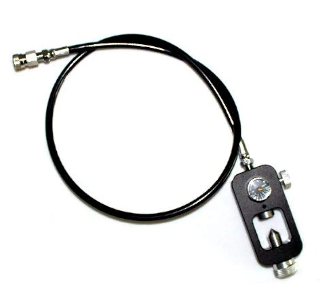 Scuba Refill Station for Filling Air Tanks from a Scuba Cylinder with Hose 4500psi