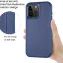 2 x for iPhone 15 Pro Max Case, 3 in 1 Heavy Duty Protection Phone Case for 15 Pro Max, 3-Layers [Shockproof] [Dropproof] Case Cover for Apple 15 Pro Max 6.7 inch (Seablue)