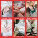 SANYU Disposable Vinyl Gloves, Powder-Free, Latex-Free, Non-Sterile, Cleaning, Housework, 4 mil, Clear, 100Pcs-Count