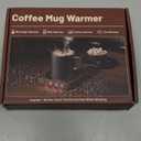 Mug Warmer - 36W Coffee Mug Warmer for Desk with Temperature Display, 2-12Hrs Auto Shut Off, Smart Candle Warmer - Ideal Coffee Gifts Accessories Keep Beverages Coffee Warmer (Wood) (Wood)
