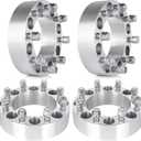 SCITOO 4Pcs Wheel Spacers 2 inch 8x6.5 Bore 126.15mm Studs 9/16 8 Lug Wheel Spacers Adapters Fit for for Ford E-250 Econoline E-350 Econoline for F-250 for F-350 for Chevrolet C20