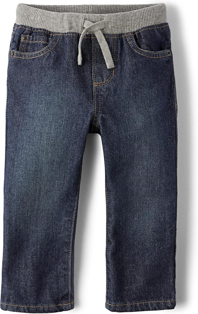 The Children's Place Baby Boys' and Toddler Straight Leg Jeans (3T, Liberty Blue) The Children's Place Baby Boys' and Toddler Straight Leg Jeans (3T, Liberty Blue)