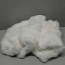 MIULEE Faux Fur Pillow Covers Thick Soft Plush 24x24 Inch Pack of 2 Euro Throw Pillows Luxury Spring Home Decor for Bed Couch Bedroom Living Room Sofa,White