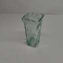 Crystal Clear Glass Flower Vase for Home Wedding Moden Centerpieces Decorative (Green)