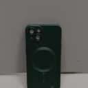 Magnetic case for iPhone 13 Phone Case for Women/Men, Matte Luxury Soft Metallic Luster Design with Camera Lens Protector, Compatible with Magsafe Case for iPhone 13 6.1"-Deep Green